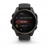 Garmin Fenix 8 43mm AMOLED Sapphire Carbon Gray DLC Titanium с Black/Pebble Gray силиконова каишка 5