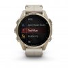 Garmin Fenix 8 43mm AMOLED Sapphire Soft Gold Stainless Steel с Fog Gray кожена каишка 6