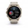 Garmin Fenix 8 43mm AMOLED Sapphire Soft Gold Stainless Steel с Fog Gray кожена каишка 8