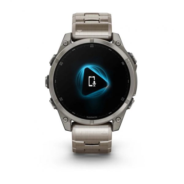GARMIN FENIX 8 47MM AMOLED SAPPHIRE TITANIUM С VENTED ТИТАНИЕВА КАИШКА  3