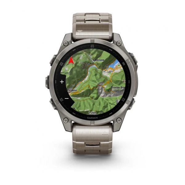 GARMIN FENIX 8 47MM AMOLED SAPPHIRE TITANIUM С VENTED ТИТАНИЕВА КАИШКА  4