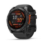 Garmin Fenix 8 51mm AMOLED Slate Gray с Black силиконова каишка