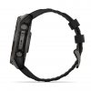 Garmin Fenix 8 51mm Solar Sapphire Carbon Gray DLC Titanium с Black/Pebble Gray силиконова каишка  12