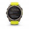 Garmin Fenix 8 51mm Solar Sapphire Titanium с Amp Yellow/Graphite силиконова каишка 9