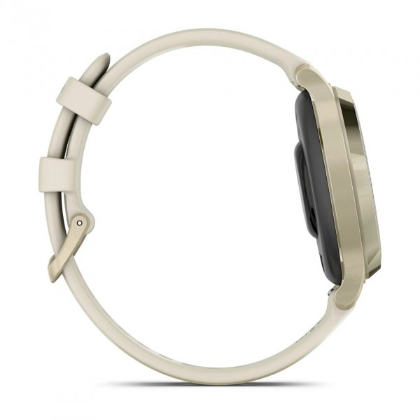 GARMIN LILY 2 ACTIVE LUNAR GOLD С BONE СИЛИКОНОВА КАИШКА 1