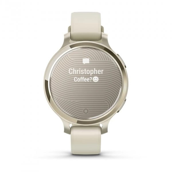 GARMIN LILY 2 ACTIVE LUNAR GOLD С BONE СИЛИКОНОВА КАИШКА 6
