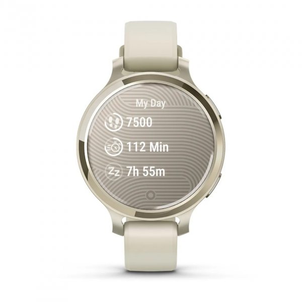 GARMIN LILY 2 ACTIVE LUNAR GOLD С BONE СИЛИКОНОВА КАИШКА 4