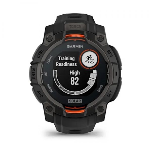 GARMIN INSTINCT 3 SOLAR 45ММ BLACK С BLACK КАИШКА  9