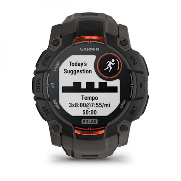 GARMIN INSTINCT 3 SOLAR 50ММ BLACK С CHARCOAL КАИШКА 14