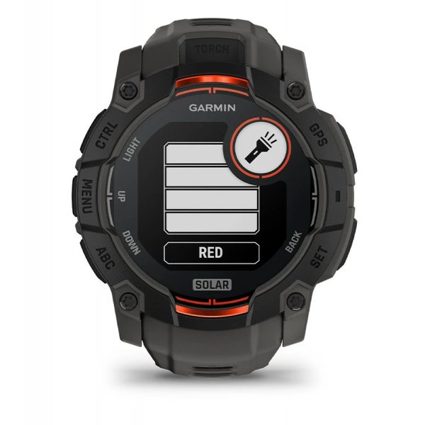 GARMIN INSTINCT 3 SOLAR 50ММ BLACK С CHARCOAL КАИШКА 4