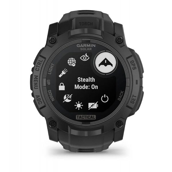 GARMIN INSTINCT 3 SOLAR TACTICAL 50ММ BLACK С BLACK КАИШКА 3