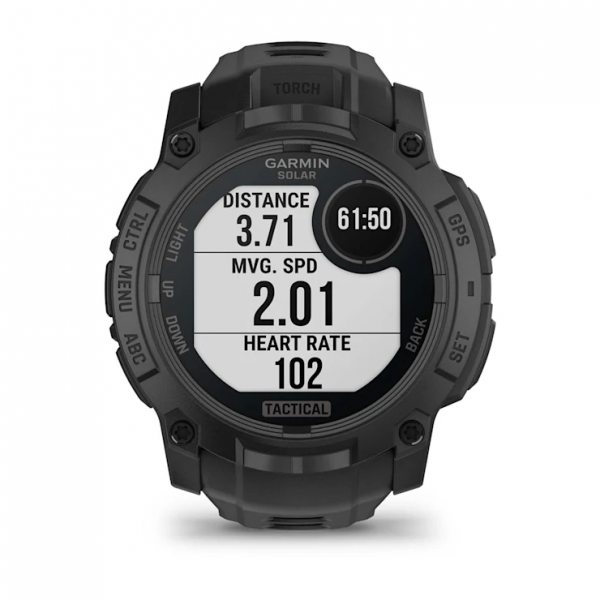 GARMIN INSTINCT 3 SOLAR TACTICAL 50ММ BLACK С BLACK КАИШКА 6