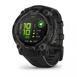 Garmin Instinct 3 AMOLED 45мм Black с Black каишка 