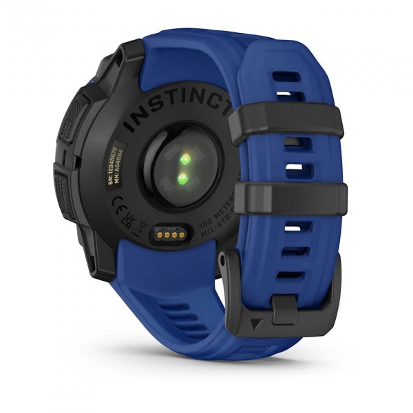 GARMIN INSTINCT 3 AMOLED 45ММ BLACK С BOLT BLUE/BLACK КАИШКА 5