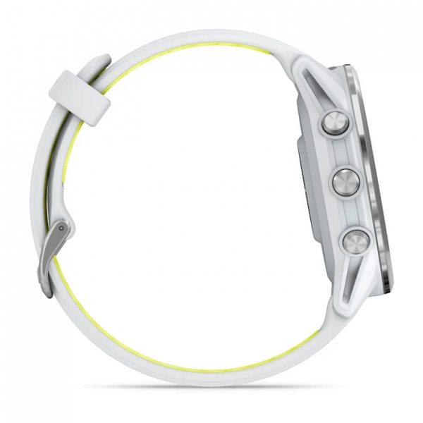 GARMIN FORERUNNER 970 TITANIUM С WHITESTONE КОРПУС И WHITESTONE/TRANSLUCENT AMP YELLOW КАИШКА 6