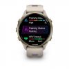 Garmin Forerunner 970 Soft Gold Titanium с French Grey корпус и French Grey/Translucent Indigo каишка 4