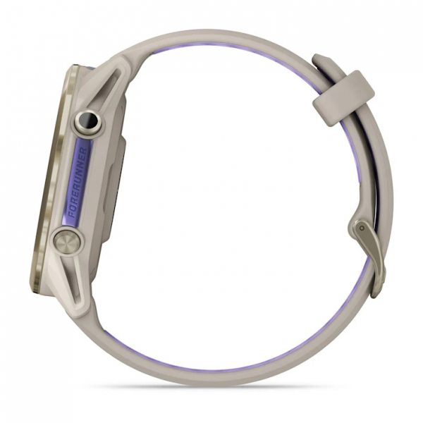 GARMIN FORERUNNER 970 SOFT GOLD TITANIUM С FRENCH GREY КОРПУС И FRENCH GREY/TRANSLUCENT INDIGO КАИШКА 7