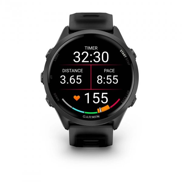 GARMIN FORERUNNER 570 47MM SLATE GREY ALUMINIUM С TRANSLUCENT BLACK/BLACK КАИШКА 2