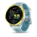 Garmin Forerunner 570 47mm Amp Yellow Aluminium с Translucent Whitestone/Turquoise каишка