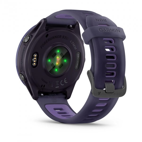 GARMIN FORERUNNER 570 47MM INDIGO ALUMINIUM С TRANSLUCENT IMPERIAL PURPLE/INDIGO КАИШКА 4