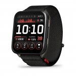 Garmin Venu X1 Black с Slate титаниев заден капак и Black ComfortFit найлонова каишка
