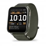 Garmin Venu X1 Moss с Titanium заден капак и Moss ComfortFit найлонова каишка