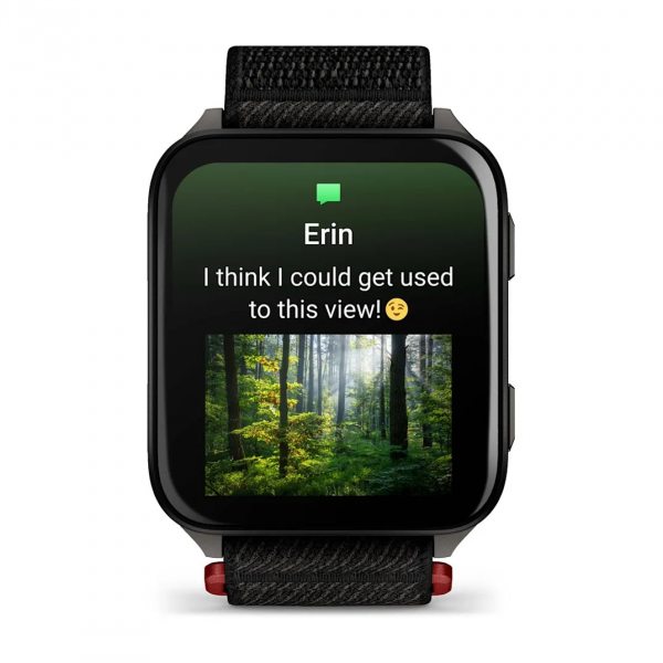 GARMIN VENU X1 BLACK С SLATE ТИТАНИЕВ ЗАДЕН КАПАК И BLACK COMFORTFIT НАЙЛОНОВА КАИШКА 1