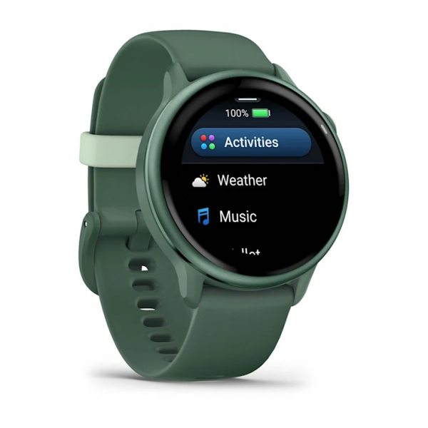 GARMIN VIVOACTIVE 6 METALLIC JASPER GREEN С JASPER GREEN КАИШКА 2
