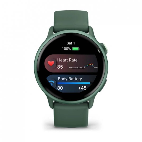 GARMIN VIVOACTIVE 6 METALLIC JASPER GREEN С JASPER GREEN КАИШКА 3