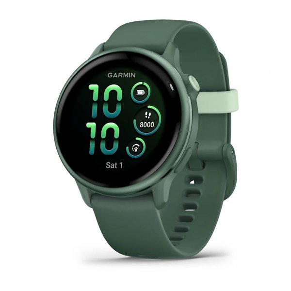 GARMIN VIVOACTIVE 6 METALLIC JASPER GREEN С JASPER GREEN КАИШКА