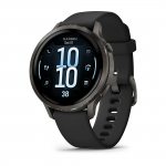 Garmin Venu 4 41мм Slate с Black силиконова каишка
