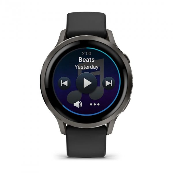GARMIN VENU 4 41ММ SLATE С BLACK СИЛИКОНОВА КАИШКА 3
