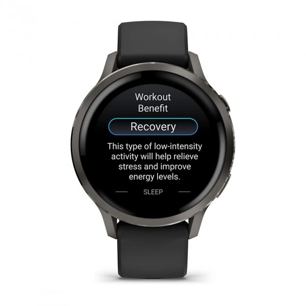 GARMIN VENU 4 41ММ SLATE С BLACK СИЛИКОНОВА КАИШКА 8