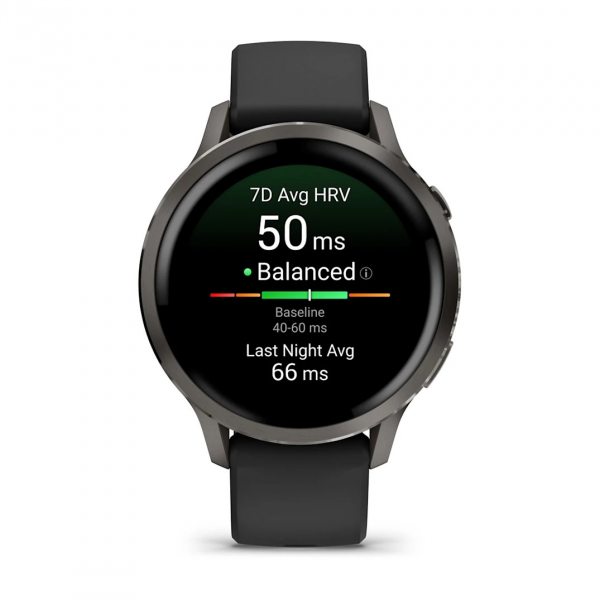 GARMIN VENU 4 41ММ SLATE С BLACK СИЛИКОНОВА КАИШКА 6