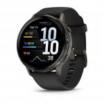 Garmin Venu 4 45мм Slate с Black силиконова каишка