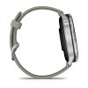 Garmin Venu 4 45мм Silver с Silver Gray силиконова каишка 3