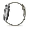 Garmin Venu 4 45мм Silver с Silver Gray силиконова каишка 6