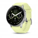 Garmin Venu 4 45мм Silver с Citron силиконова каишка