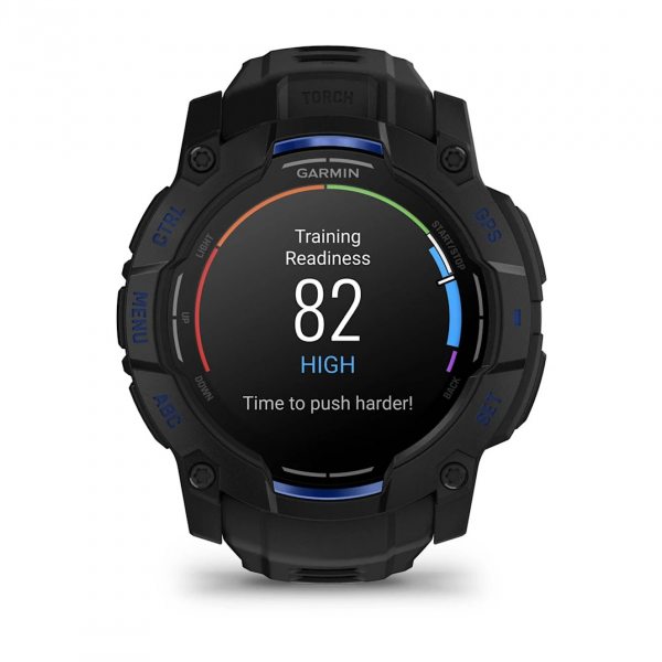 GARMIN INSTINCT 3 AMOLED 50ММ BLACK С BLACK/BOLT BLUE КАИШКА 9