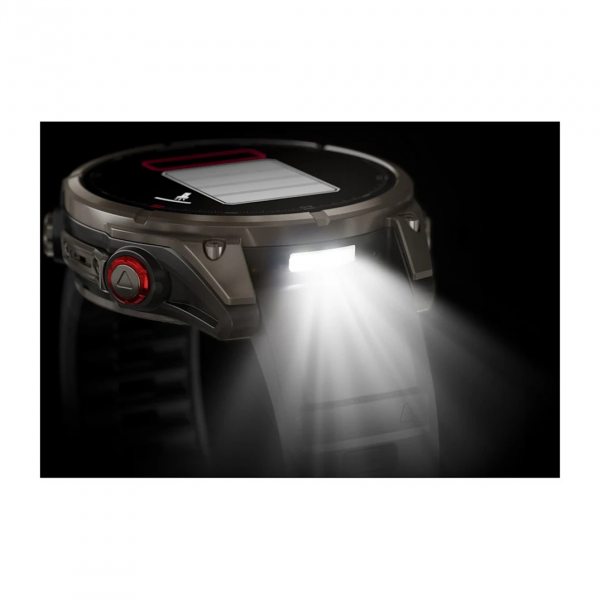 GARMIN FENIX 8 PRO 47MM AMOLED SAPPHIRE TITANIUM С GRAPHITE/BLACK СИЛИКОНОВА КАИШКА  9