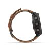 Garmin Fenix 8 Pro 47mm AMOLED Sapphire Carbon Grey DLC Titanium с Chestnut кожена каишка 2