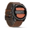 Garmin Fenix 8 Pro 51mm AMOLED Sapphire Carbon Grey DLC Titanium с Chestnut кожена каишка 6