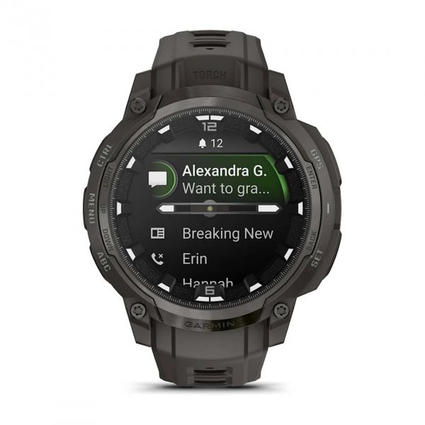 GARMIN INSTINCT CROSSOVER AMOLED CHARCOAL 3