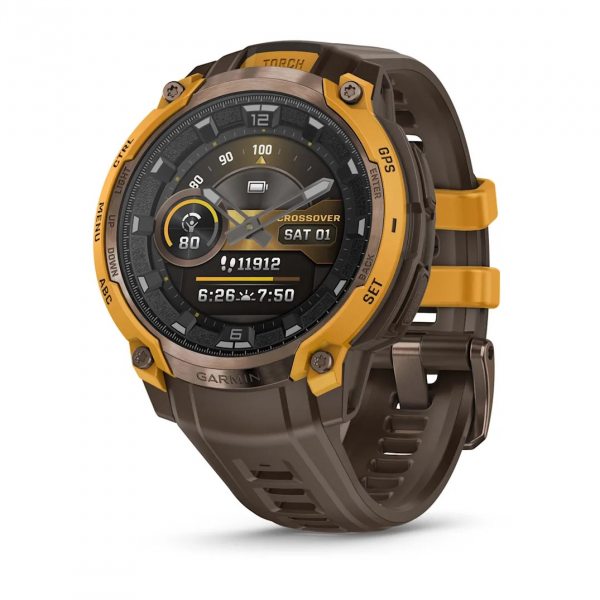GARMIN INSTINCT CROSSOVER AMOLED BRONZE/SUNBURST