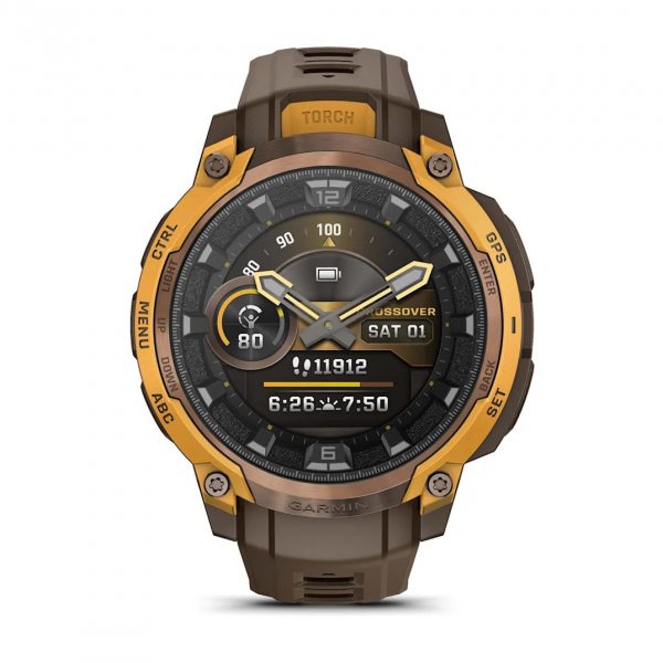 GARMIN INSTINCT CROSSOVER AMOLED BRONZE/SUNBURST 6
