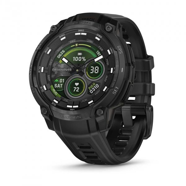 GARMIN INSTINCT CROSSOVER AMOLED TACTICAL BLACK