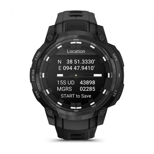 GARMIN INSTINCT CROSSOVER AMOLED TACTICAL BLACK 12