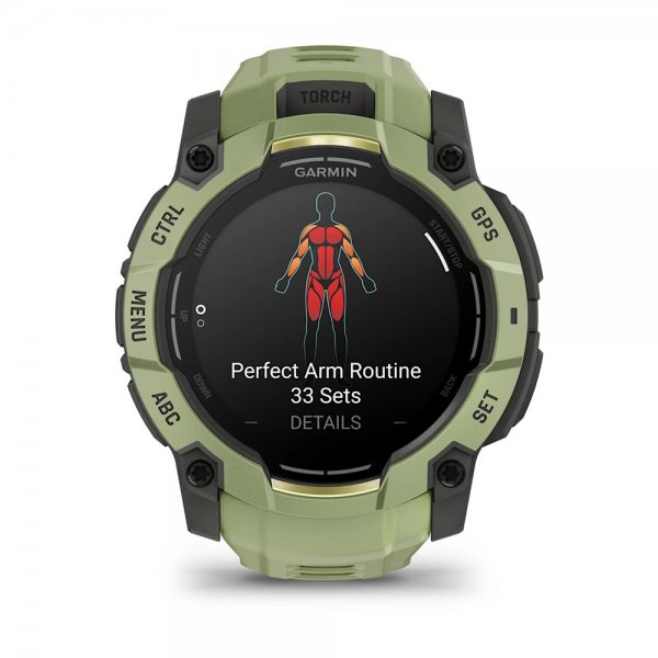 GARMIN INSTINCT 3 AMOLED 50ММ FERN GREEN С FERN GREEN КАИШКА 4