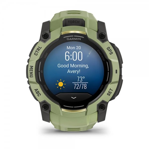 GARMIN INSTINCT 3 AMOLED 50ММ FERN GREEN С FERN GREEN КАИШКА 7