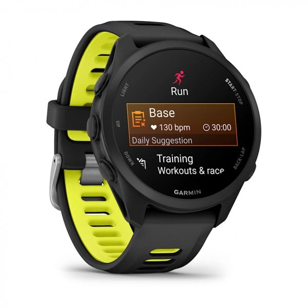 GARMIN FORERUNNER 170 BLACK С BLACK/AMP YELLOW КАИШКА 2